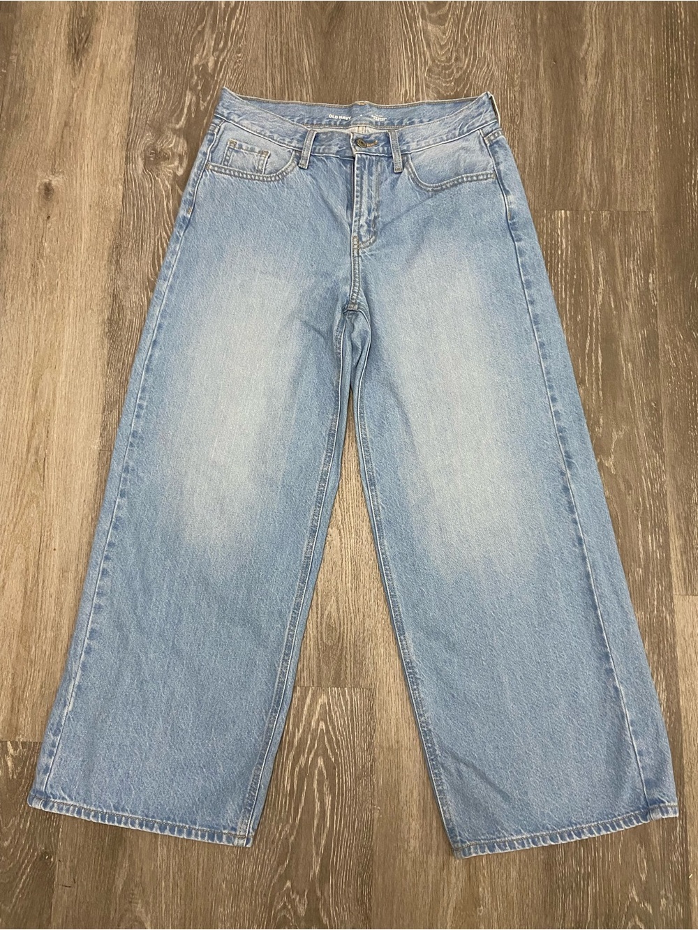 Old Navy Mid-Rise WOW Baggy Wide Leg Women’s Jeans Size 4 Short